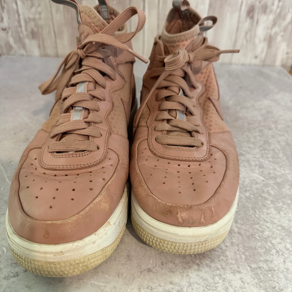 Nike Air Force 1 Ultraforce Mid Pink Sneakers - Picture 5 of 7